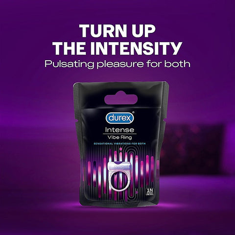 Play Vibrations Men's Cock Ring Stimulator by Durex