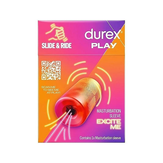 Play Slide & Ride Textured Male Masturbation Sleeve By Durex