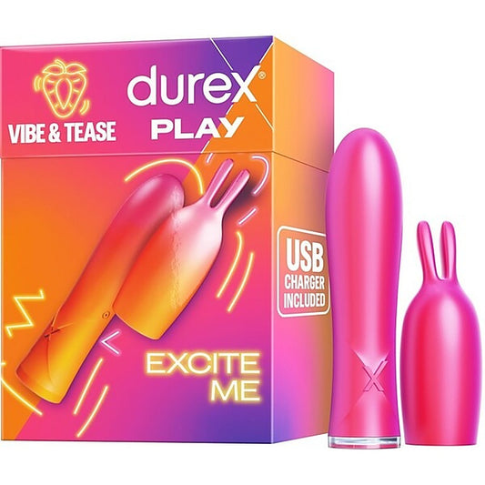 Play Vibe & Tease 2 In 1 G Spot Vibrator by Durex