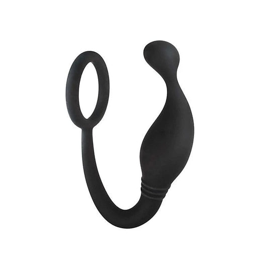 Jet Horny Male Prostate Plug with Cock Ring
