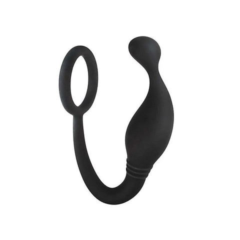 Jet Horny Male Prostate Plug with Cock Ring