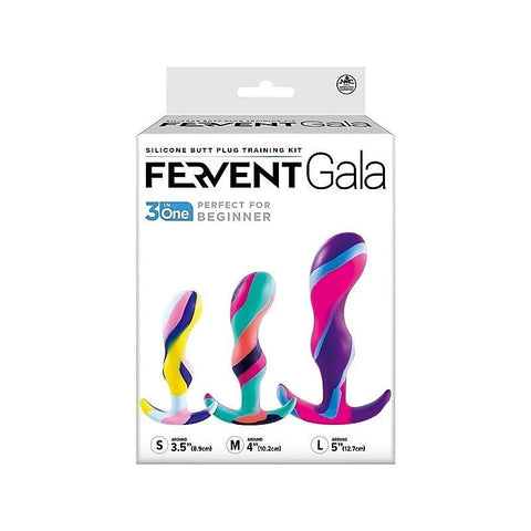 Fervent Gala Silicone Butt Plug Training Kit