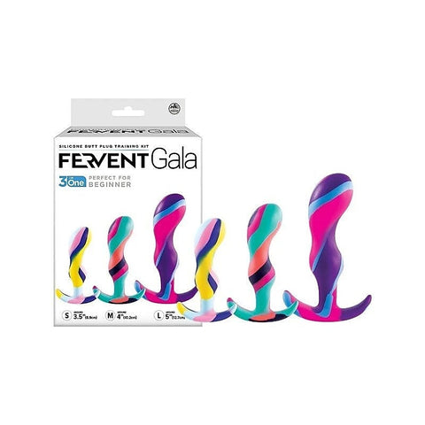 Fervent Gala Silicone Butt Plug Training Kit