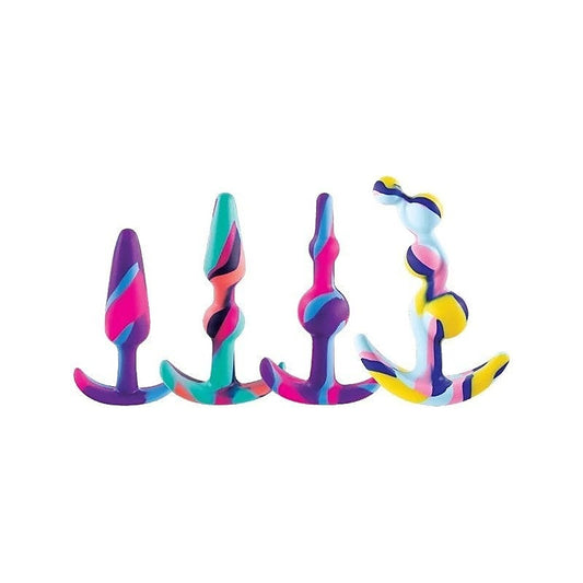Fervent Gala Flared Base Silicone Butt Plug Training Kit