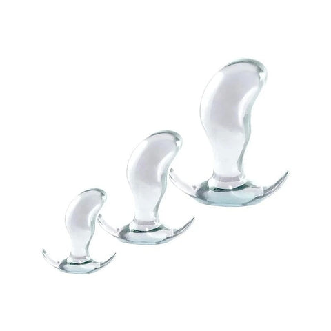 Black Axinite 3 In 1 Flexible Anal Plug Kit