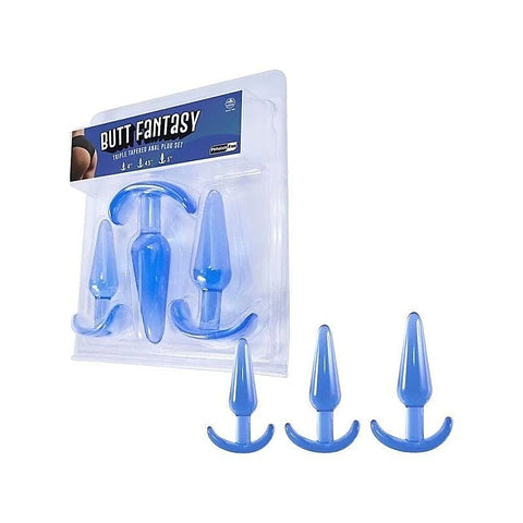 Excellent Power Butt Fantasy Triple Tapered Butt Plug Set