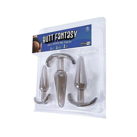 Excellent Power Butt Fantasy Triple Tapered Butt Plug Set