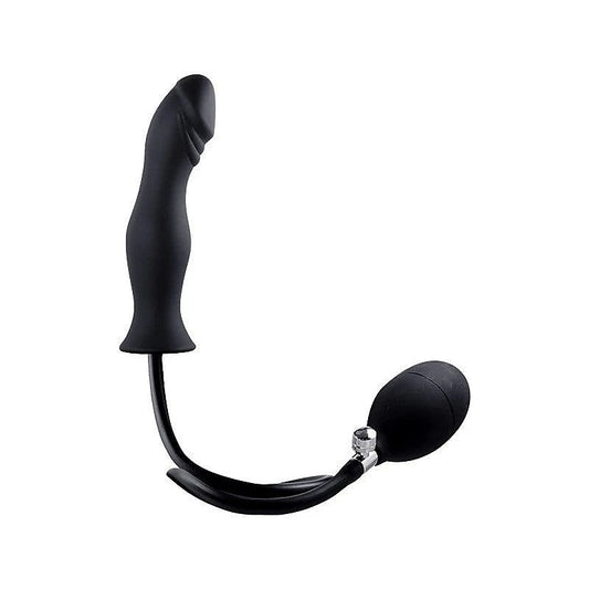 Strafe Inflatable Silicone Penis Shape Butt Plug