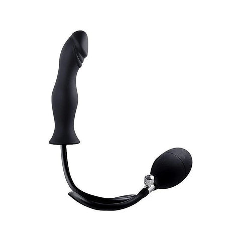Strafe Inflatable Silicone Penis Shape Butt Plug