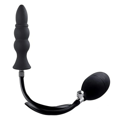 Strafe Inflatable Silicone Penis Shape Butt Plug