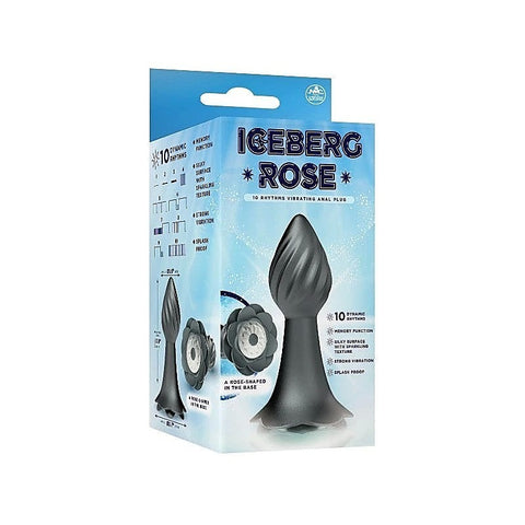 Iceberg Rose 10 Rhythms Vibrating Anal Plug