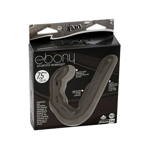 Excellent Power Ebony 10 Function Prostate Massager