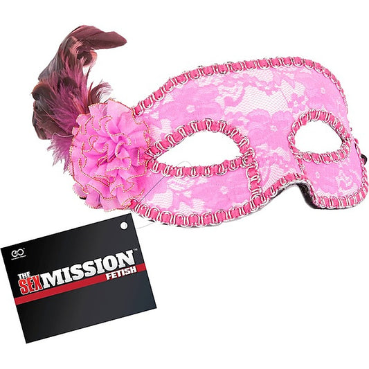Sex Mission Feathered Masquerade BDSM Play Mask