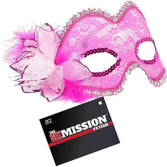 Sex Mission Fetish Play Masquerade Masks Pink