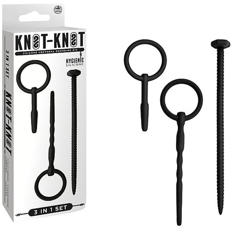 Knot Knot Screw Silicone Urethral Sounding Kit