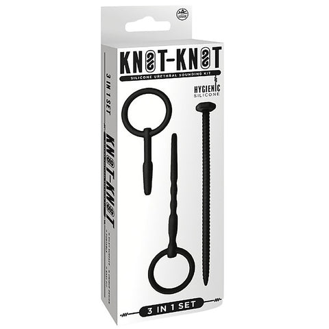 Knot Knot Screw Silicone Urethral Sounding Kit