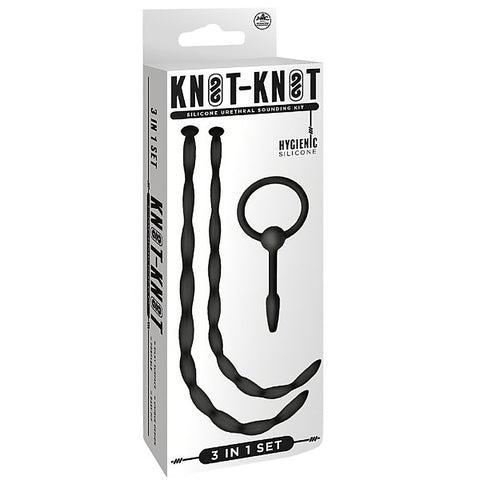 Knot Knot Twist Silicone Urethral Sounding Kit