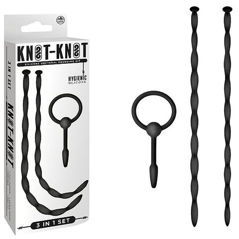 Knot Knot Twist Silicone Urethral Sounding Kit