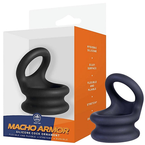 Macho Armor Silicone Stretchy Cock Ornament