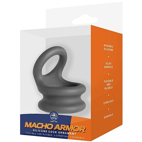 Macho Armor Silicone Stretchy Cock Ornament