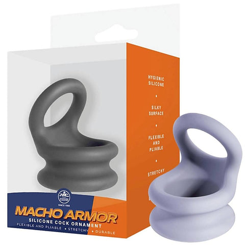 Macho Armor Stretchy Silicone Cock Ornament by NANMA