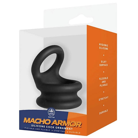 Macho Armor Stretchy Silicone Cock Ornament by NANMA