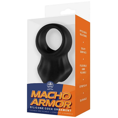 Macho Armor Silicone Stretchy Cock and Ball Ornament