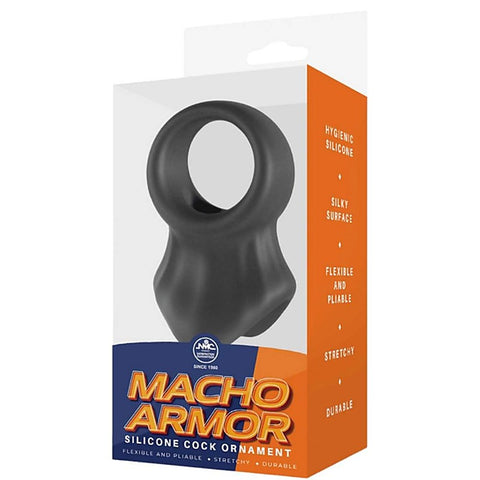 Macho Armor Silicone Stretchy Cock and Ball Ornament