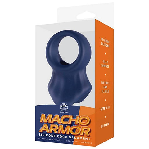 Macho Armor Silicone Stretchy Cock and Ball Ornament