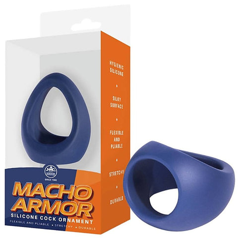 Macho Armor Silicone Cock and Ball Ornament