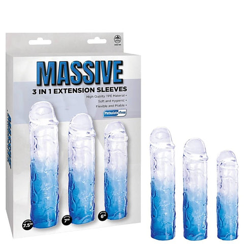 Massive 3 in 1 Men's Penis Extension Sleeve