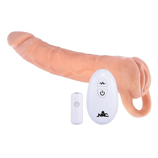 Power Remote Control Vibrating Penis Extendor 9 Inch