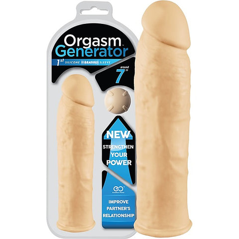 Excellent Power 7 Inches Orgasm Generator Penis Sleeve