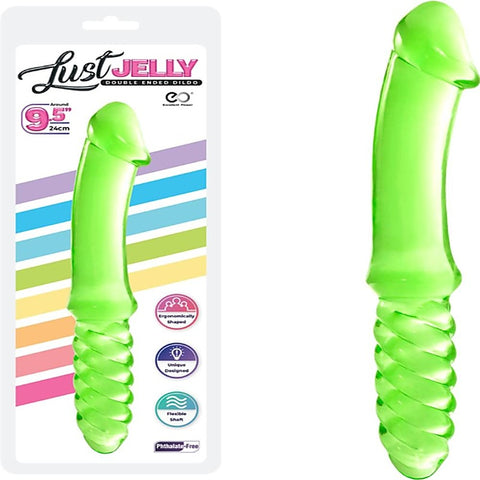 Lust Jelly Double Ended Flexible Shaft Realistic Dildo