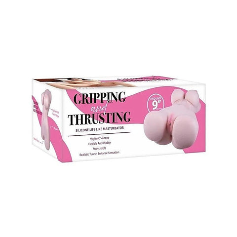 Gripping & Thrusting Silicone Life Like Torso Male
