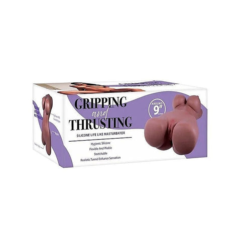 Gripping & Thrusting Silicone Life Like Torso Male