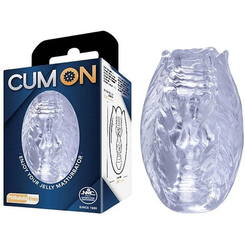 Cum On 3.2 Inches Pocket Jelly Realistic Masturbator