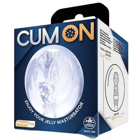 Cum On 3.5 Inches Soft Material Pocket Jelly Men's Stroker