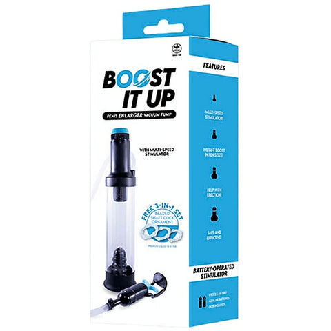 Boost It Up Multi Speed Men's Penis Enlarger Vacuum Pump