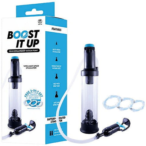 Boost It Up Multi Speed Men's Penis Enlarger Vacuum Pump