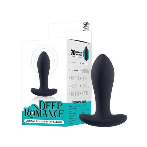 Deep Romance Rechargeable Vibrating Butt Plug
