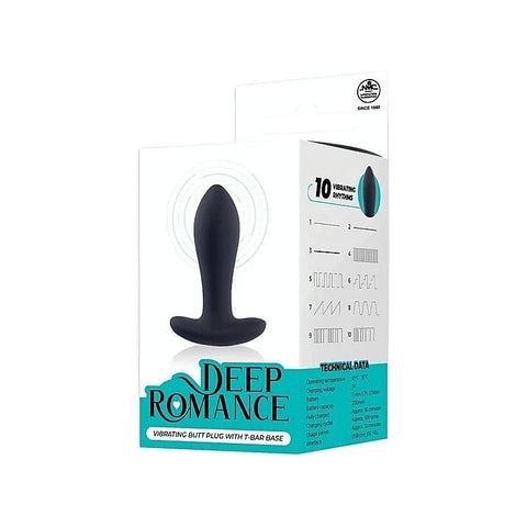 Deep Romance Rechargeable Vibrating Butt Plug