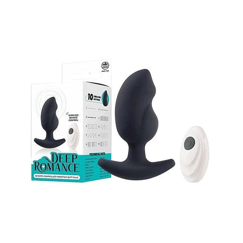 Deep Romance Remote Controlled Vibrating Butt Plug