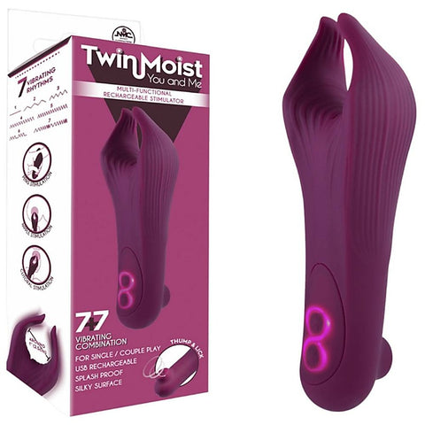 Twin Moist Multi Functional Rechargeable Stimulator