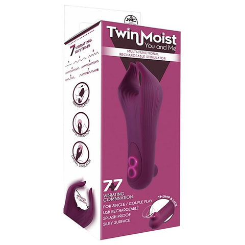 Twin Moist Multi Functional Rechargeable Stimulator