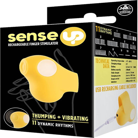 Sense Up Rechargeable 11 Functions Finger Stimulator