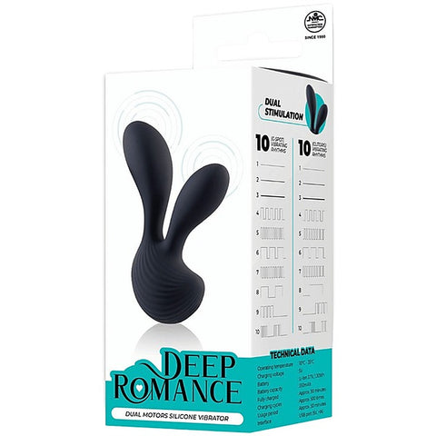 Deep Romance Dual Motors G Spot Silicone Vibrator