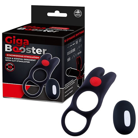 Giga Booster Vibrating Cock & Scrotal Cock Ring