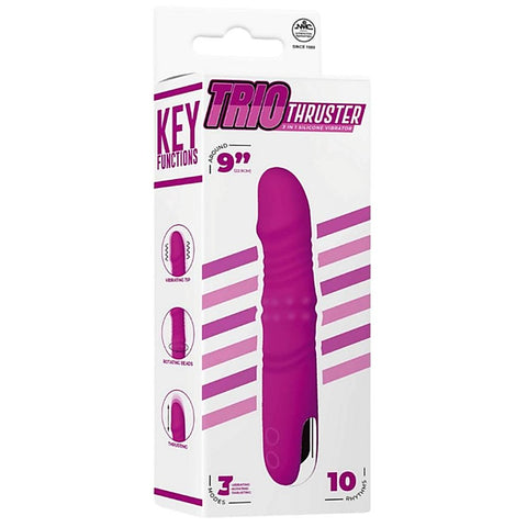 Trio Thruster 3 in 1 Dual Motor Vibrator