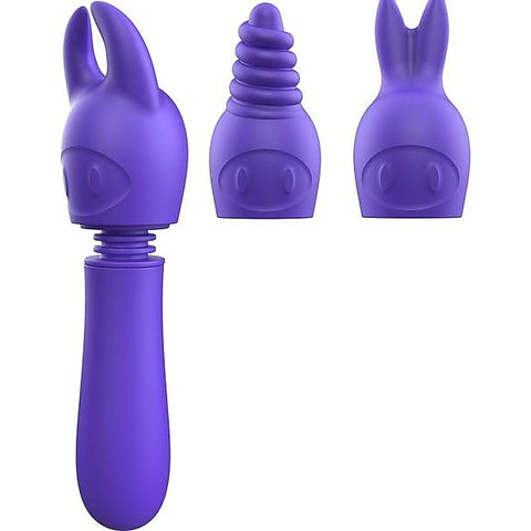 Power Tip Frenzy 10 Functions Silicone Wand Massager
